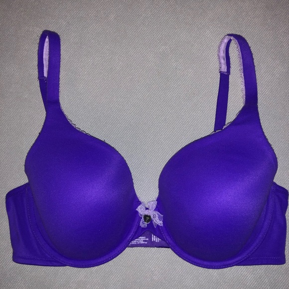 SOFT VS Purple 34C BODY BY VICTORIA Lined Perfect Coverage Victoria’s Secret Bra - Picture 1 of 4
